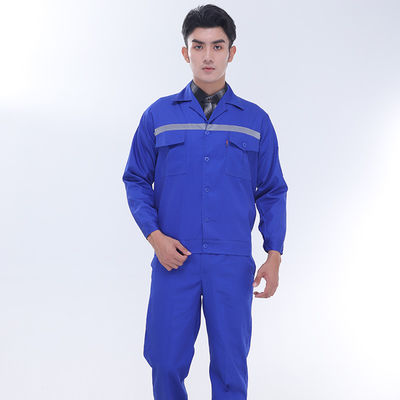 Long Sleeve Oil Proof Work Wear Uniforms Flame Retardant
