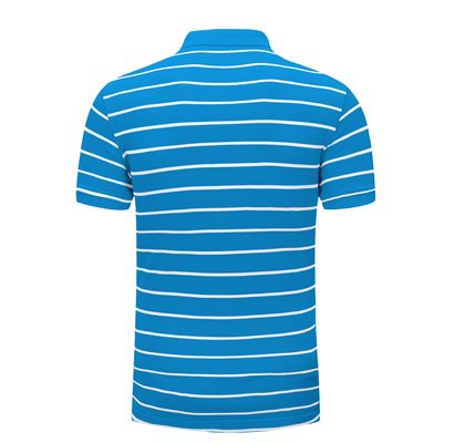 Flyita Breathable Blue Polo T Shirt 3D Embroidery Logo