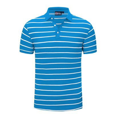 Flyita Breathable Blue Polo T Shirt 3D Embroidery Logo