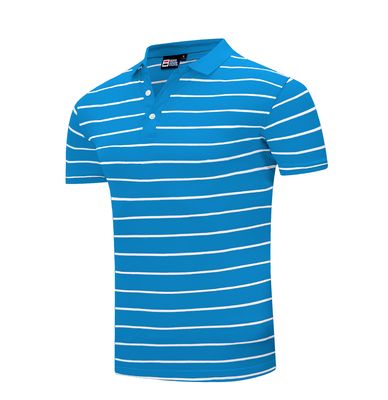 Flyita Breathable Blue Polo T Shirt 3D Embroidery Logo