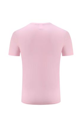 Pink Color 160gsm All Cotton Tee Shirts For Women