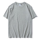 Anti Pilling Fabric 160gsm Plain Soft Cotton T Shirts Leisure Style Knitted