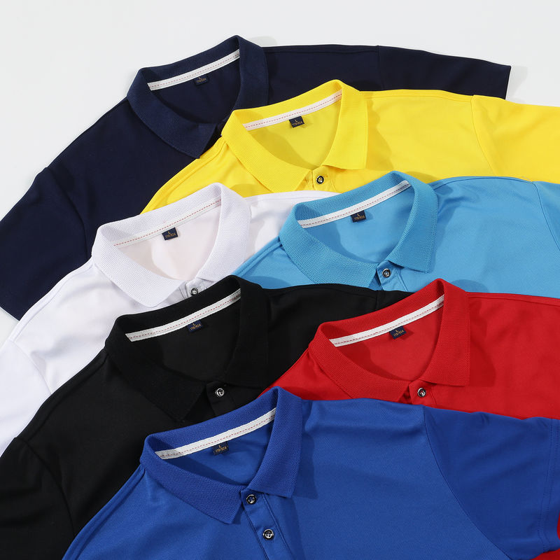 Factory Custom Embroidered Polo Shirt Golf Sports Quick Drying
